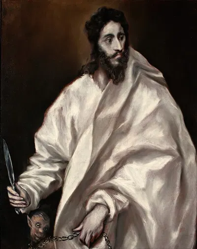Bartholomew the Apostle by El Greco (Domenikos Theotokopoulos), 1610-1614 — digital art print download