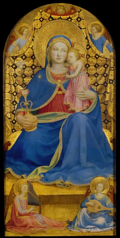Virgin of Humility by Fra Angelico — digital art print download