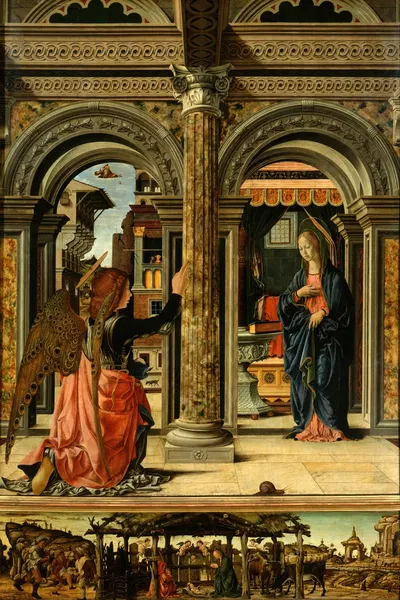 The Annunciation by Francesco del Cossa — digital art print download