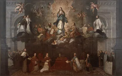 Glorification of the Immaculate Conception by Francisco Antonio Vallejo — digital art print download
