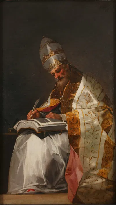 Saint Gregory the Great, Pope by Франсиско де Гойя, 1796-1799 — digital art print download