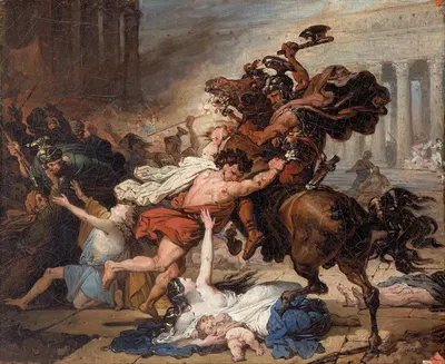 Study for Destruction of Jerusalem by the Romans by Франсуа Жозеф Эйм, 1824 — digital art print download