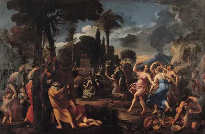 Adoration of the Golden Calf by François Perrier, 1642 — digital art print download