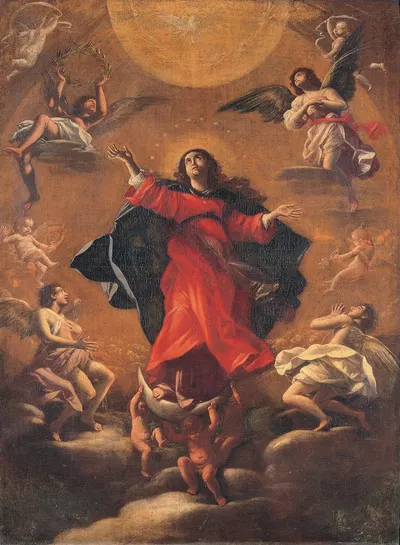 Madonna in Glory by Giovanni Baglione — digital art print download