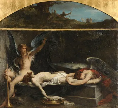 Jésus au tombeau by Анри Леопольд Леви — digital art print download