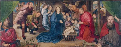 The Adoration of the Shepherds by Хуго ван дер Гоес — digital art print download
