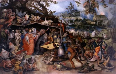 The Temptation of Saint Anthony by Ян Брейгель Старший — digital art print download