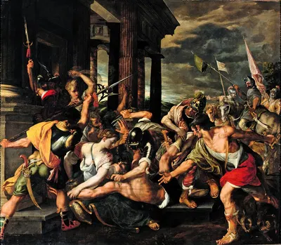 Delilah’s Betrayal and Samson’s Imprisonment by the Philistines by Йос ван Вингхе — digital art print download