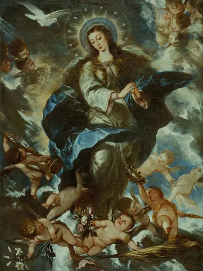 Immaculate Conception by José Antolinez, 1666 — digital art print download