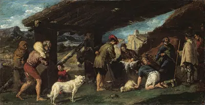 The Adoration of the Shepherds by Juan Ribalta, 1620 — digital art print download