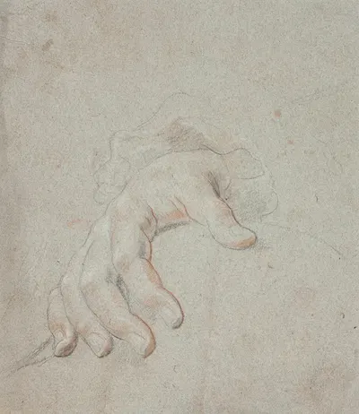 Studie af en hånd by Хендрик Крок, 1671 – 1738 — digital art print download