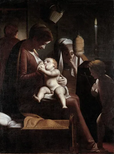 Madonna of the Candle by Luca Cambiaso — digital art print download