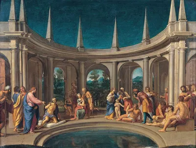 The Probatic Pool by Lucio Massari, 1605 - 1606 — digital art print download