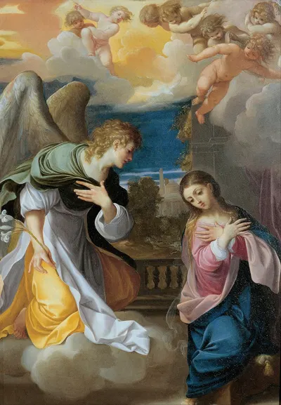 Annunciation by Лудовико Караччи — digital art print download