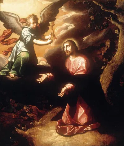 The Prayer in the Garden by Luis Juárez — digital art print download