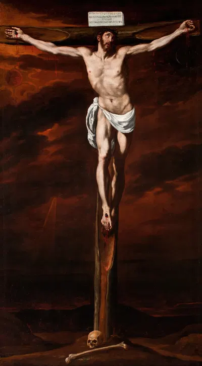 Christ Crucified by Луис Тристан, 1624 — digital art print download