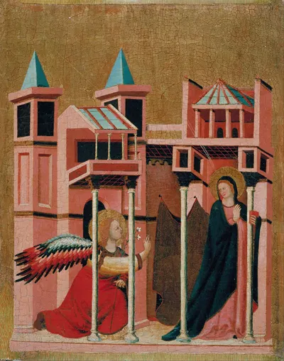 Annunciation by Master of the Cini Madonna — digital art print download