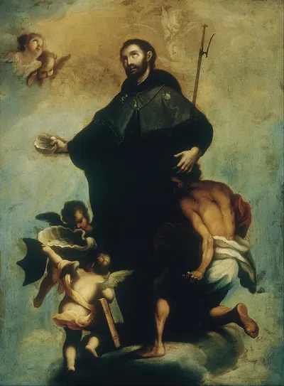 Saint Francis Xavier by Мигель Кабрера — digital art print download