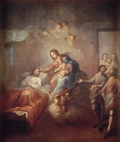 The Conversion of Saint Ignatius Loyola by Мигель Кабрера — digital art print download