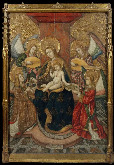 Virgin and Angels by Pedro García de Benavarre — digital art print download