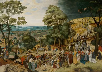 Christ Carrying the Cross by Питер Брейгель Младший, 1579-1638 — digital art print download