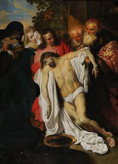 DESCENT FROM THE CROSS by Pieter Van Mol, 1599 - 1650 — digital art print download