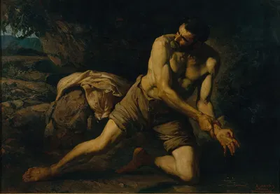 The Criminal. 'The Mark of the Crime' by Рамон Марти i Альсина, 1866 — digital art print download