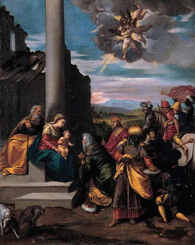 Adoration of the Magi by Скарселлино — digital art print download
