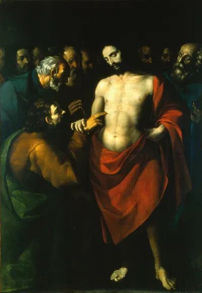 Doubting Thomas by Sebastián López de Arteaga — digital art print download
