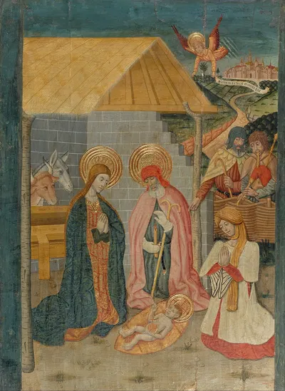 Nativity by Workshop of Pedro García de Benabarre — digital art print download