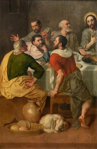 The Last Supper by Адриан Томасз. Кей, 1575 — digital art print download