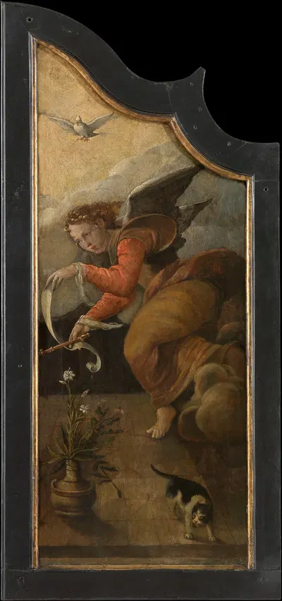 The Annunciation by Артген Клаэс ван Лейден, 1535 — digital art print download