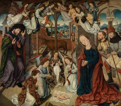 The Adoration of the Shepherds by Альбрехт Бутс — digital art print download