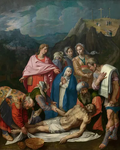 Christ's Entombment by Ambrosius Francken I — digital art print download