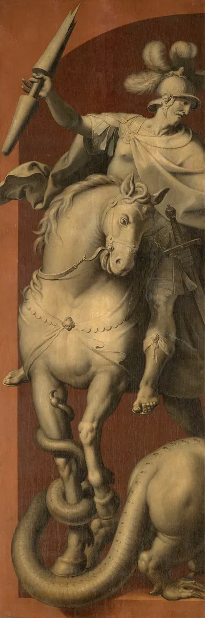 Saint George on Horseback by Ambrosius Francken I — digital art print download