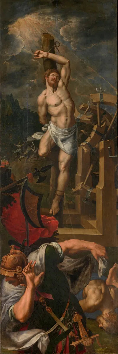 Saint George tortured by Ambrosius Francken I — digital art print download
