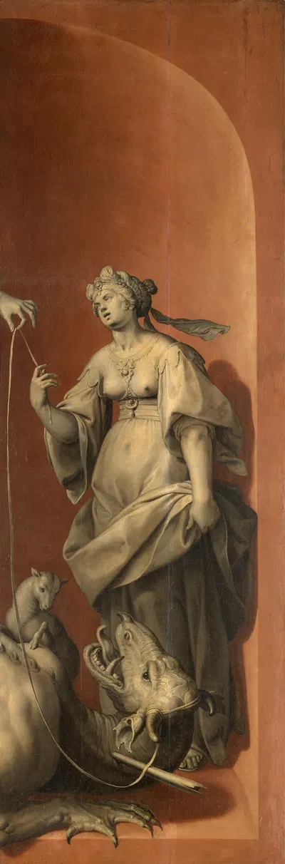 Saint Margaret by Ambrosius Francken I — digital art print download