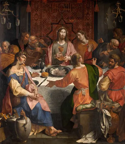 The Last Supper by Ambrosius Francken I, 1589-1596 — digital art print download