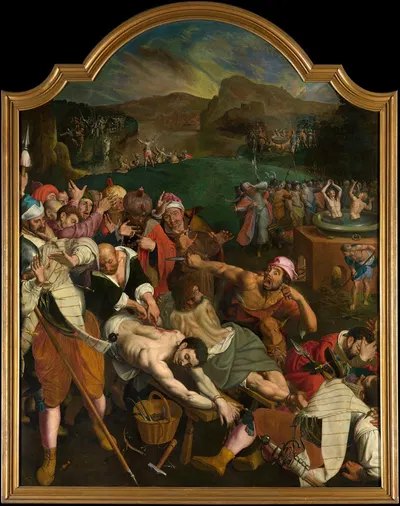 The Martyrdom of Saint Crispin and Saint Crispinian by Ambrosius Francken I — digital art print download
