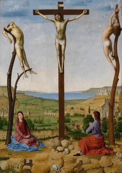 Calvary by Антонелло да Мессино, 1475 — digital art print download
