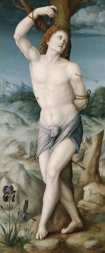 Saint Sebastian by Баккиакка — digital art print download