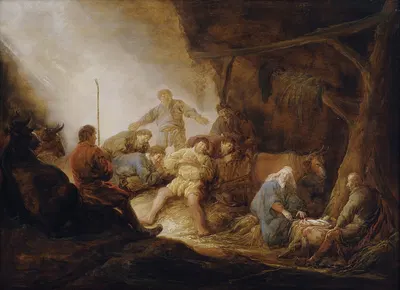 The Adoration of the Shepherds by Benjamin Gerritsz. Cuyp — digital art print download