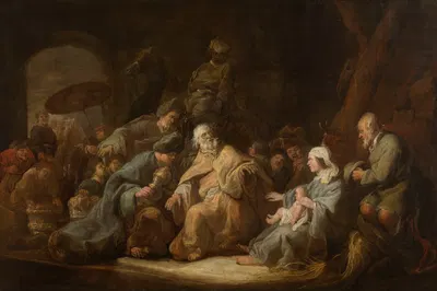 The Adoration of the Magi by Бенжамен Герритсз. Кёйп — digital art print download