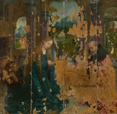 The Nativity by Бернард ван Орлей — digital art print download