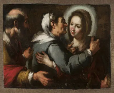 Visitation by Bernardo Strozzi — digital art print download