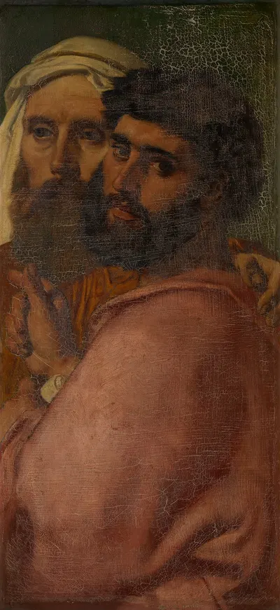 Mother of the Messiah and the Four Evangelists by Шарль Верлат, 1873 — digital art print download
