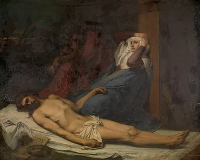 Pietà by Charles Verlat, 1866 — digital art print download