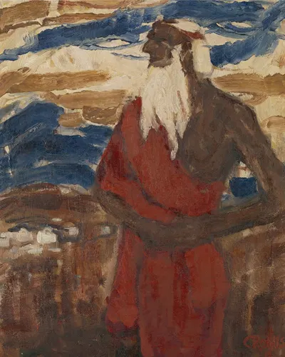 Moses Seeing the Promised Land by Кристиан Рольфс, 1912 — digital art print download