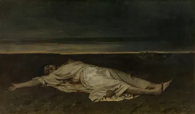 Saint Stephen by Константин Менье, 1867 — digital art print download