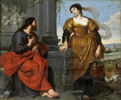 Christ and the Woman of Samaria by Cornelis de Vos — digital art print download